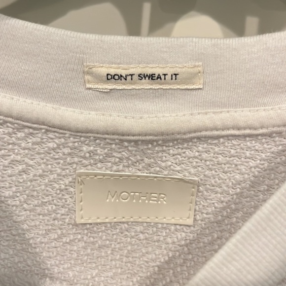 MOTHER DENIM THE SQUARE DAYDREAM SWEATSHIRT - Picture 4 of 4